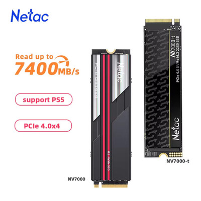 Netac NV7000 2TB M.2 NVMe SSD PCIe 4.0x4 2280 7400MB/s Internal Drive