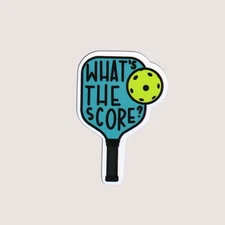 Pickleball Sticker - Whats The Score Sticker - Pickleball Gift - Dink Sticker