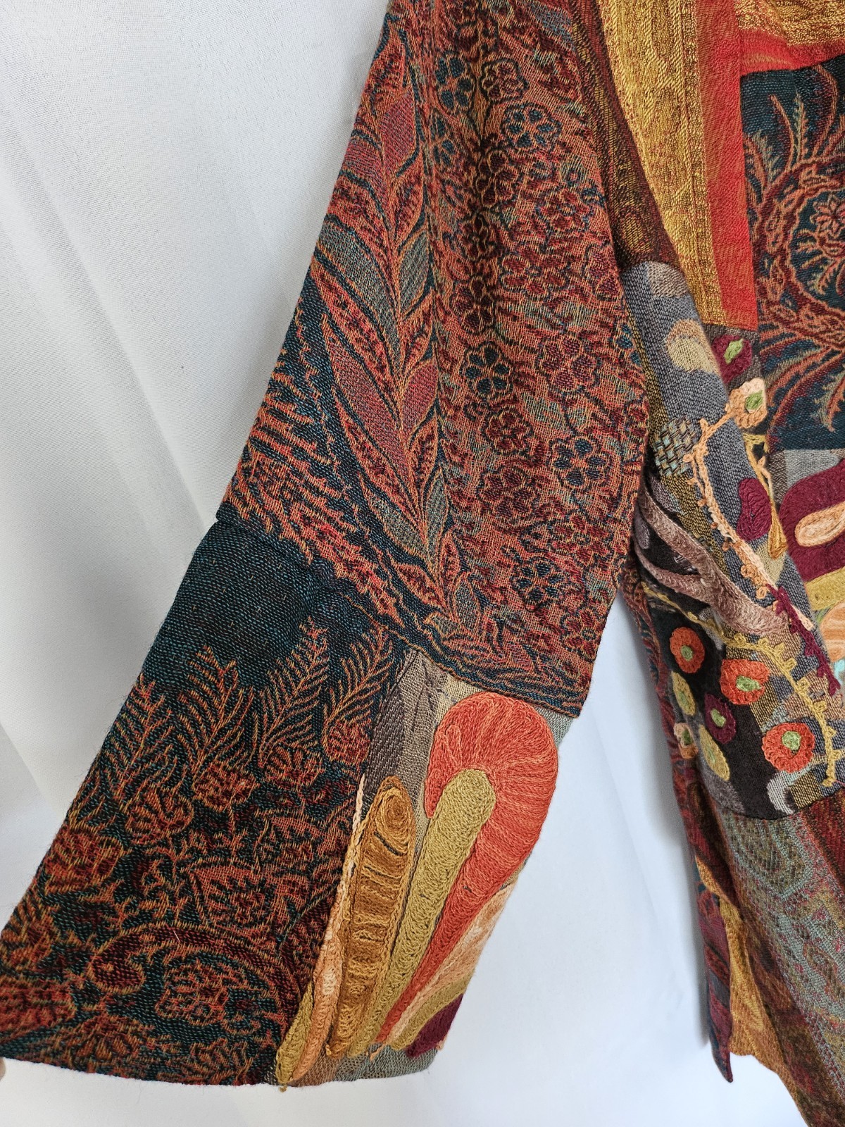 Soft Surroundings Embroidered Patchwork Tapestry … - image 5