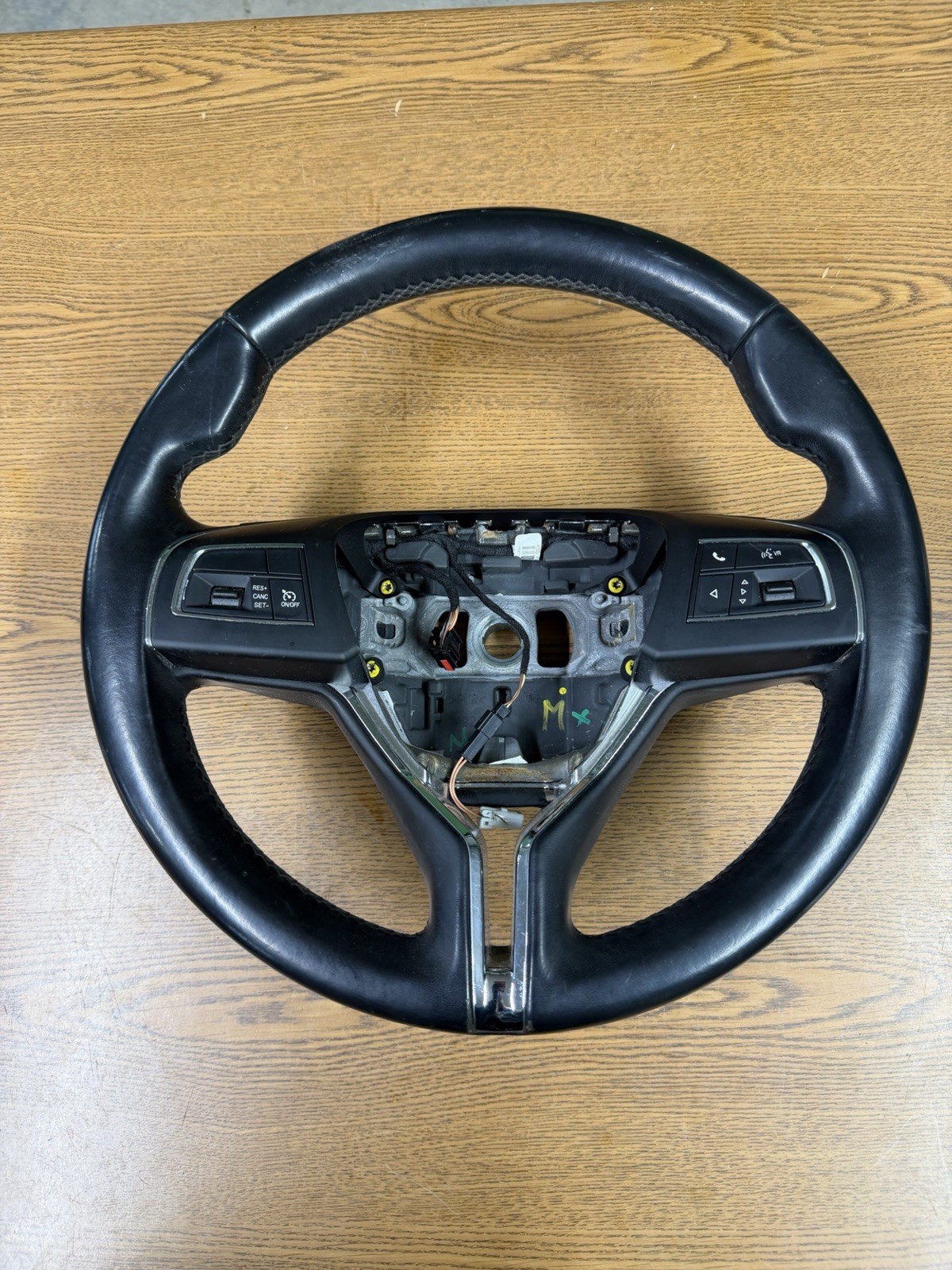 2014-2020 Maserati Ghibli Left Driver Side Steering Wheel Black OEM