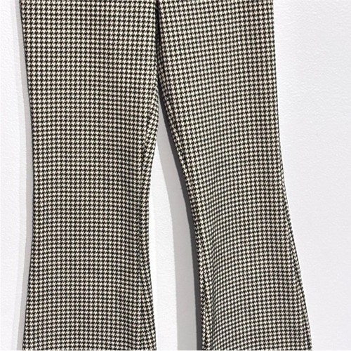 Abercrombie & Fitch Kids | Girls Black White Houndstooth Flare Leg Pants 11/12 - Picture 3 of 11