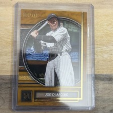 2025 Topps Museum Collection JOE DiMAGGIO Gold  /249 #22 Mint