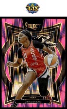 2025 Panini Select WNBA #1 Dana Evans Pink Flash Prizms