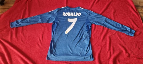 Camiseta visitante Cristiano Ronaldo Real Madrid 2013-14 M manga larga L/S Portugal rara - Imagen 4 de 18