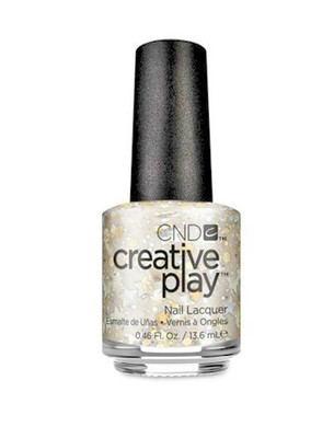 CND Creative Play Nail Polish Stellarbration 490 NEW Silver Stars