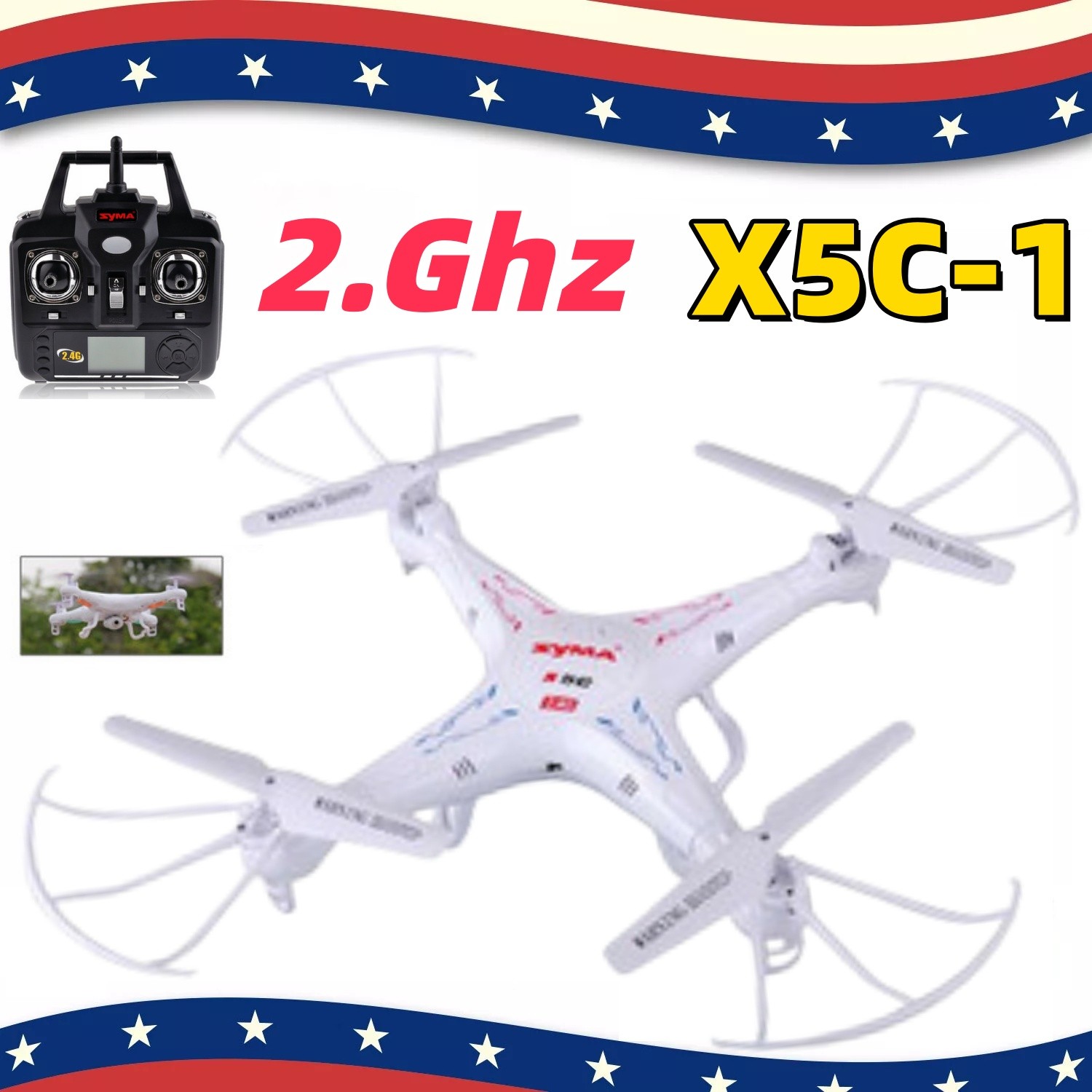 New RC Drone Syma X5C-1 Explorers 2.4G 4CH 6-Axis Gyro Quadc