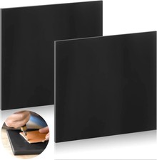 2 Pieces Leather Punch Pad Leather Punching Board Pounding Silent Mat Stamping H