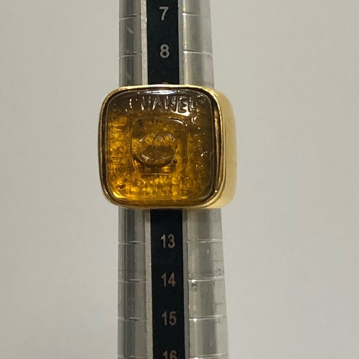 CHANEL Ring Tortoiseshell Coco Mark (Pipe XY90 D0… - image 8