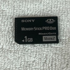 Sony 1GB Memory Stick Pro Duo Magic Gate Memory Card Mark 2