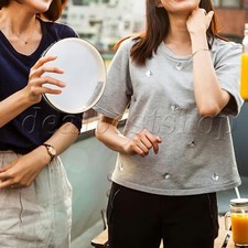 2 x Ocean Sound Wave Bead Hand Drum Musical Instrument for Gathering