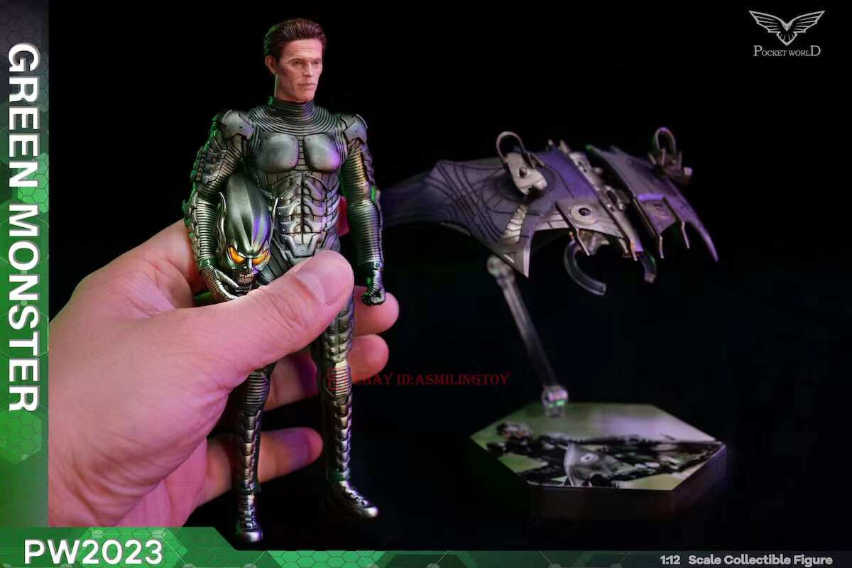 PWTOYS PW2023 Norman Green Monster 1/12 Collectible Action Figure