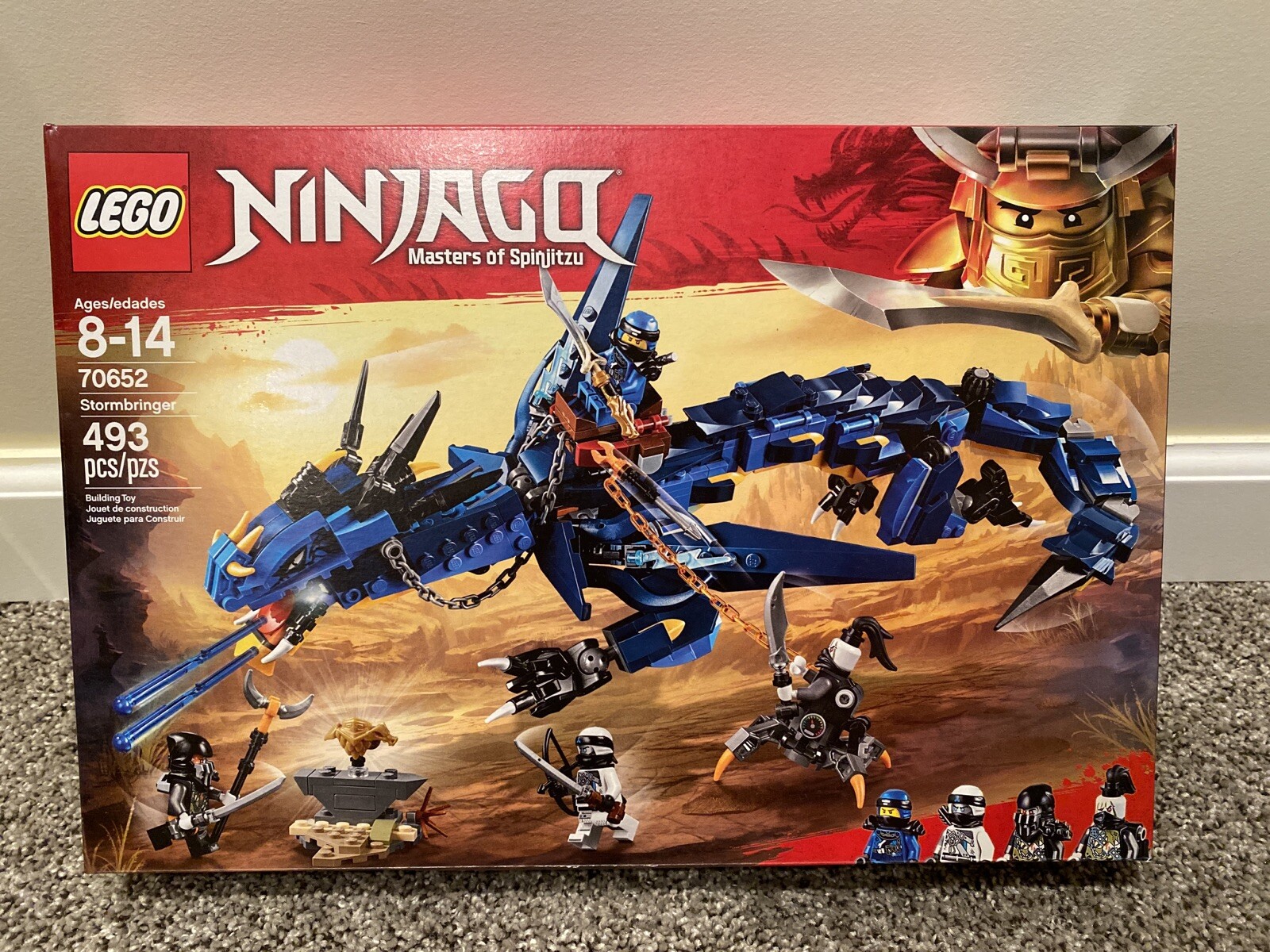 lego ninjago stormbringer action figure dragon toy