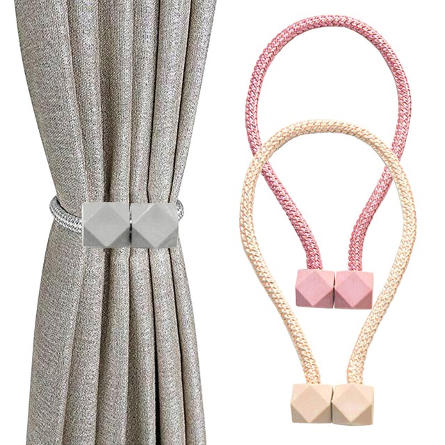 2X Curtain Tie Backs Buckle Clips Strong Magnetic Curtain Tie Rope Holdbacks 2X Curtain Tie Backs Buckle Clips Strong Magnetic Curtain Tie Rope Holdbacks