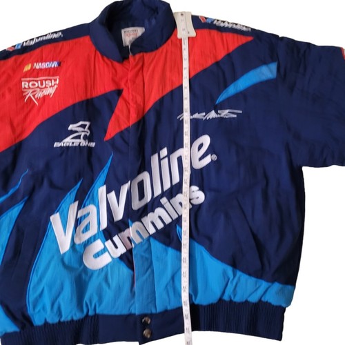 Vintage Mark Martin 6 NASCAR Valvoline Racing Jacket XXL Cummins Hong Kong Flame - Picture 13 of 22