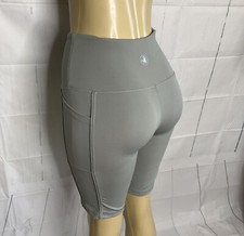 Body Glove Biker Shorts With Side Pockets Athletic Running Gray Women Sz Small