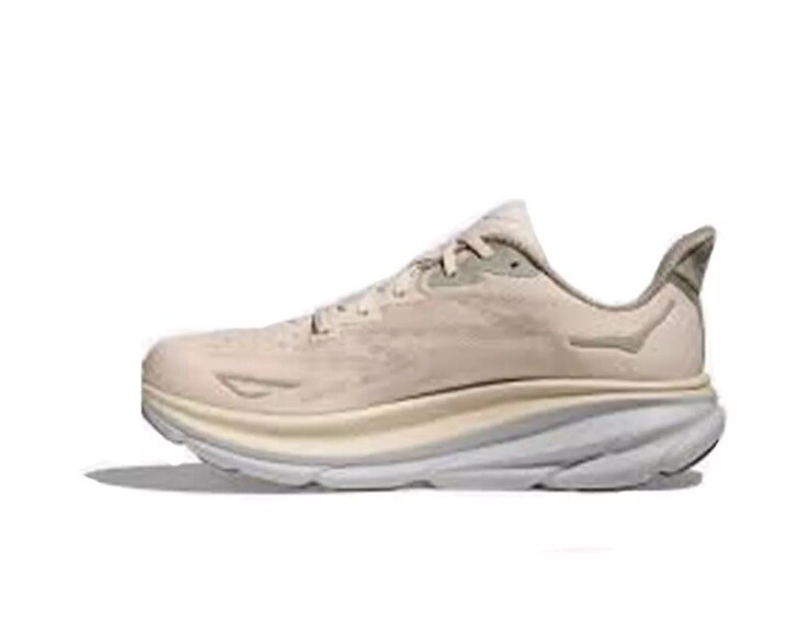 Hoka One One Mens Clifton 9 1127895 OKB Beige Running Shoes
