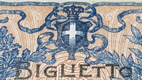 Italy - 5 Lire Vittorio Emanuele III 1904 (1915) p23d PMG 63 Choice Uncirculated - Picture 6 of 9