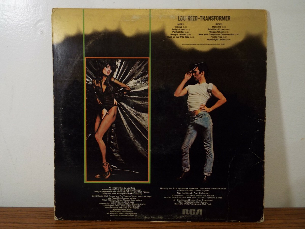 LOU REED TRANSFORMER 1972 ROCK LP VINYL ALBUM | eBay