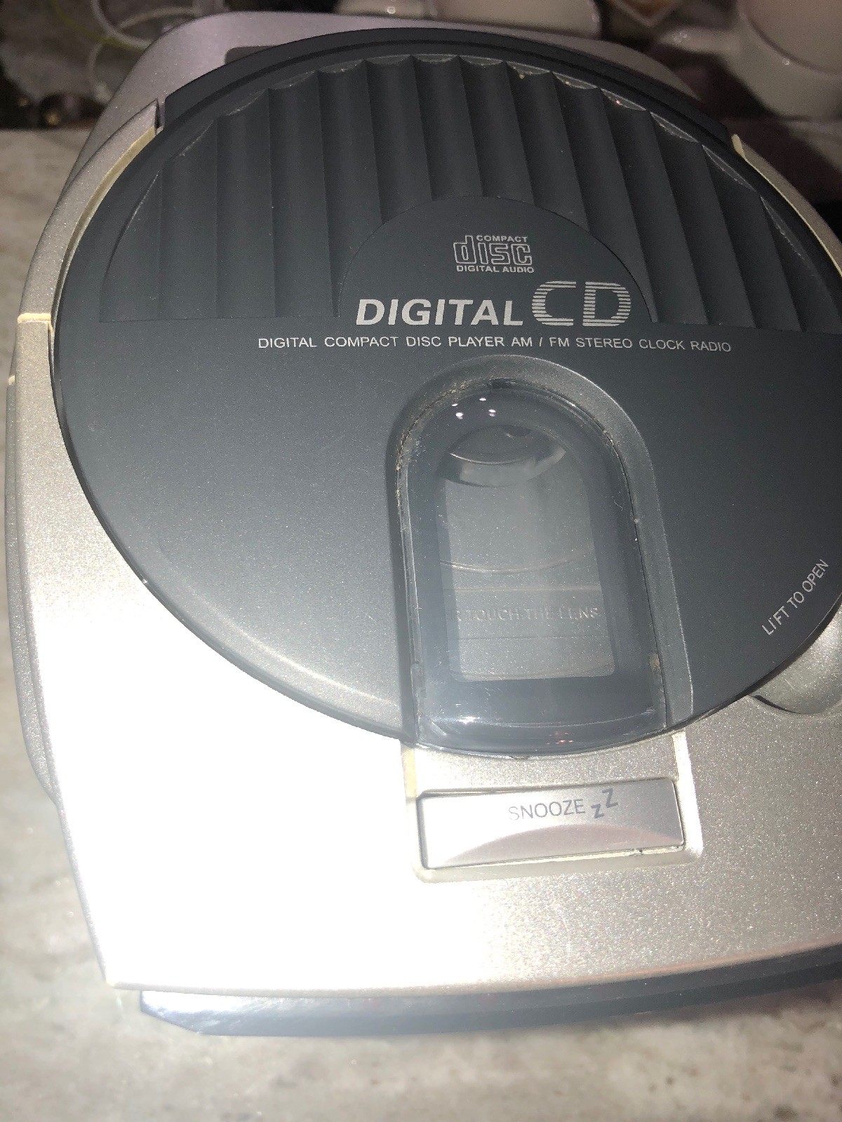 tevion md4414 Alarm Clock Radio disc player Boombox eBay