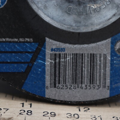 Norton Gemini Depressed Center Abrasive Wheels — Type 27, 4-1/2" X 1/4", Aluminum Oxide, 5/8-11 Hub (Pack Of 10)