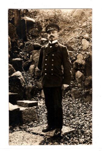 NIEMIECKA MARYNARKA WOJENNA* poczta okrętowa* I wojna światowa portret pocztówka fotograficzna załoga SMS Derfflinger 1917 MS2973 - Zdjęcie 1 z 5