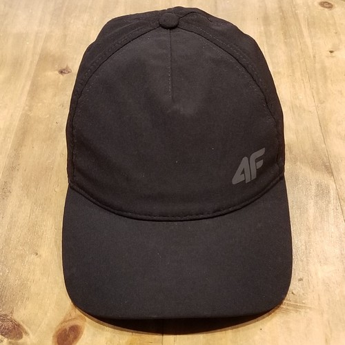 4f Cap 4F Sportswear Hat Cap Strap Back Black One Size Lightweight Adjustable ...