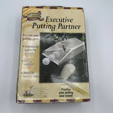 Clubhouse Collection Executive Golf Putting Partner Trainer With Ball Return