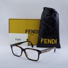 NEW FENDI FE50030I 052 Dark Havana 56mm Eyeglasses