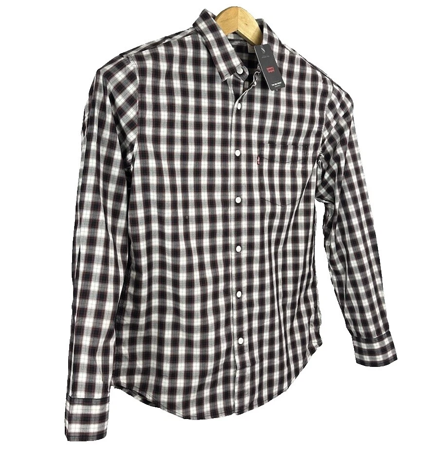 Cotton Geometric Casual Button-Down Shirts for Men