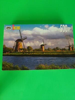 Encore RoseArt 500pc Jigsaw Puzzle Farmland Unopened
