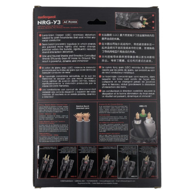 AudioQuest NRG-Y3 1m Low Distortion 3 Pole Power Cable