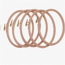 StitchOval - The Perfect Wooden Embroidery Hoop for Cross Stitch, Needlework, an