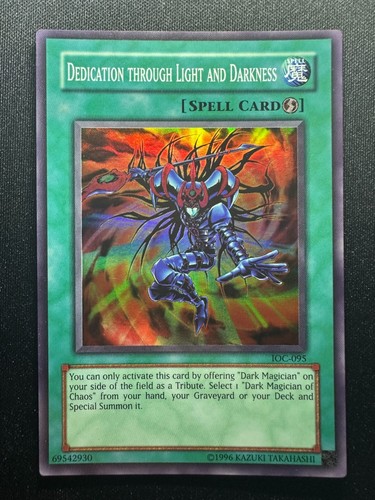 Yu-Gi-Oh! Dedication Through Light and Darkness IOC-095 Super Rare YuGiOh - NM