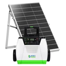 Nature's Generator Gold System 1800W Solar Off-Grid + 100W Solar Panel 