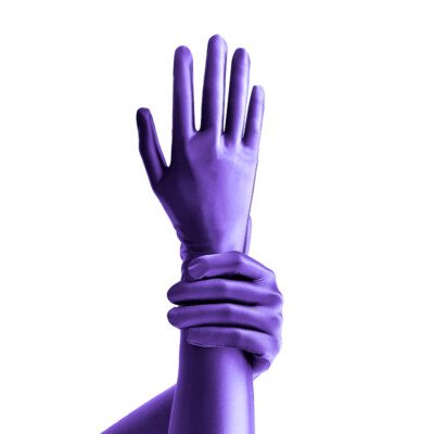 Women Smooth Glossy Mittens Sexy Party Shiny High Elastic Role Play Dress Gloves