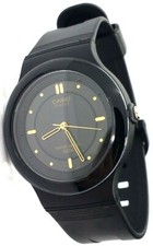 1994 Casio MW-56 705 Men's Watch Lightweight Gold Tone Markers Old Stock Vintage