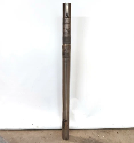 SS Rotary Shaft 3" to 2 3/4" End Diameter 9 x 3/4" 3 3/4 x 5/8" Keyway 50" Long