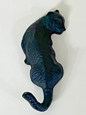 NEW CAST IRON 6" BLACK CAT WALL COAT HOOK HOME DECOR FREE SHIP