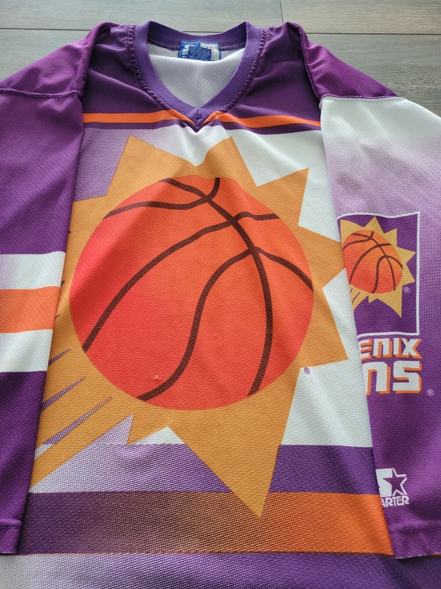 RARE! AUTHENTIC VINTAGE PHOENIX SUNS STARTER HOCKEY MASHUP JERSEY