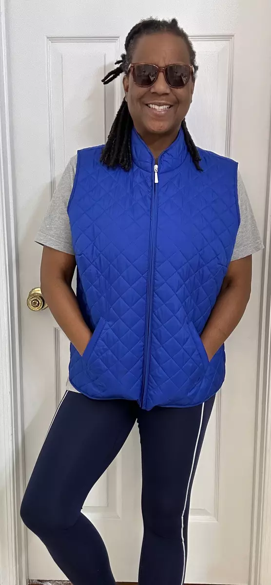 Karen scott puffer vest sale