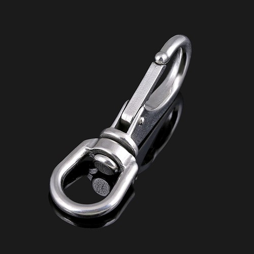 Fermagli girevoli in acciaio inox A2 clip aragosta portachiavi gancio portachiavi M4M5M6M7 - Foto 4 di 6