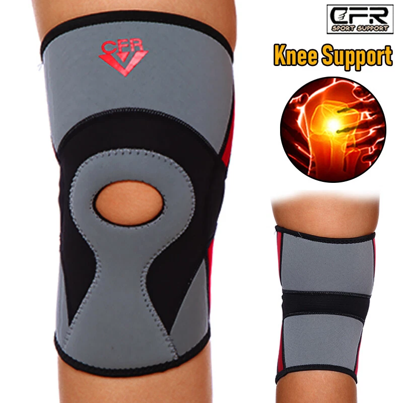 Compression Knee Brace Sleeve With Open Patella For Sports