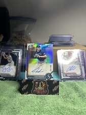 Tyler Locklear 1st Refractor Auto 45/499 2022 Bowman Chrome Seattle Mariners