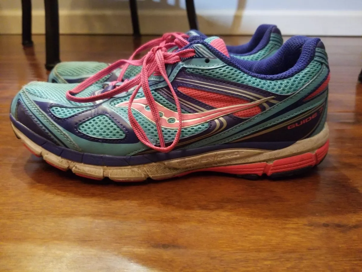 Saucony guide 7 womens pink deals