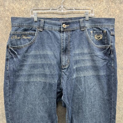 PHAT FARM 極太　ヒップホップ　ペインターデニムパンツ PHAT FARM 極太 ヒップホップ ペインターデニムパンツ