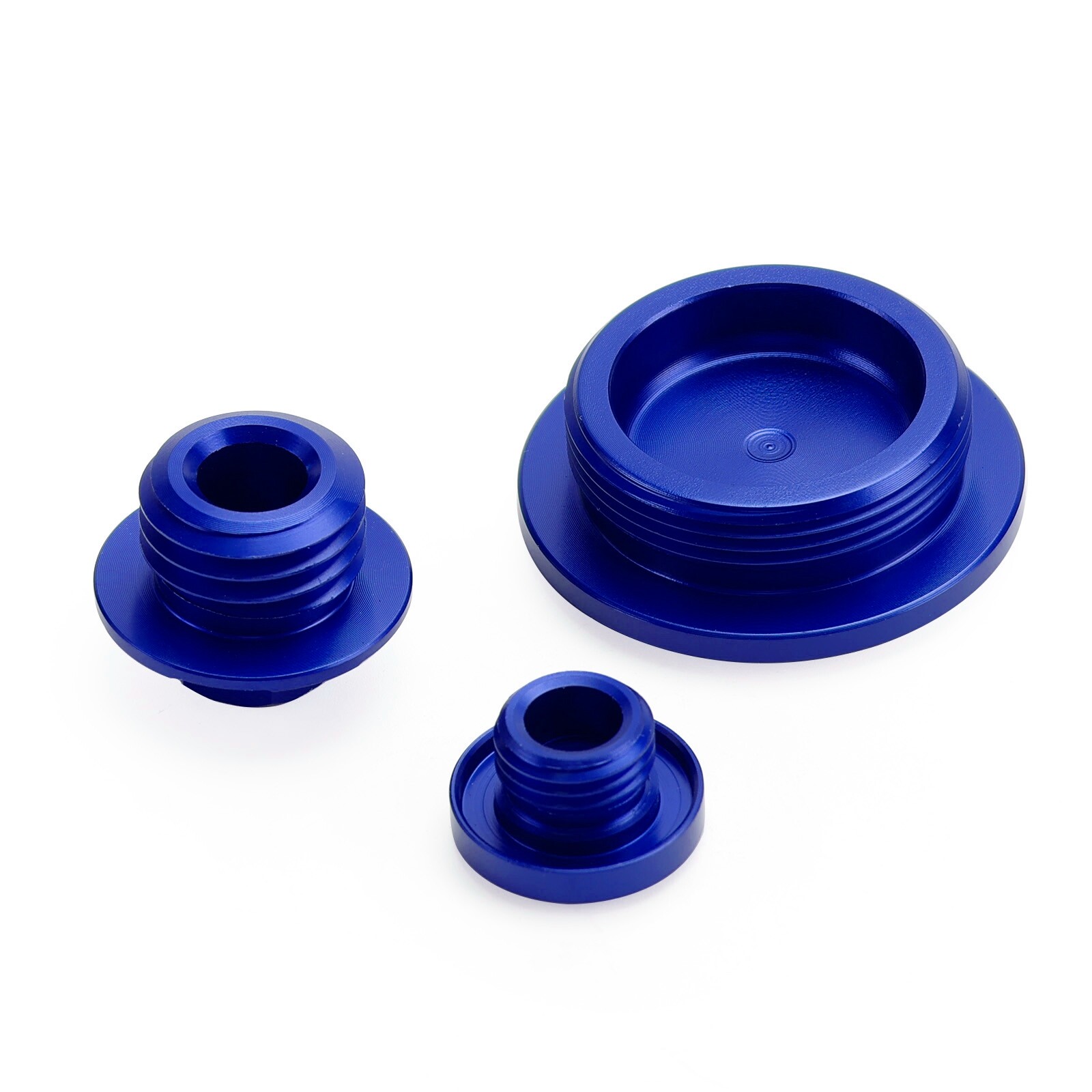 Blue Ignition Cover Oil Cap Engine Plug Kit For Yamaha WR250F WR450F