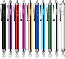 10 Pack Stylus Pens for Touch Screens, Mesh Fiber Tip Stylus Pens for Ipad Iphon