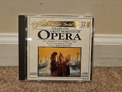 Great Moments of Opera, Vol. 1 (CD, Excelsior Recordings)