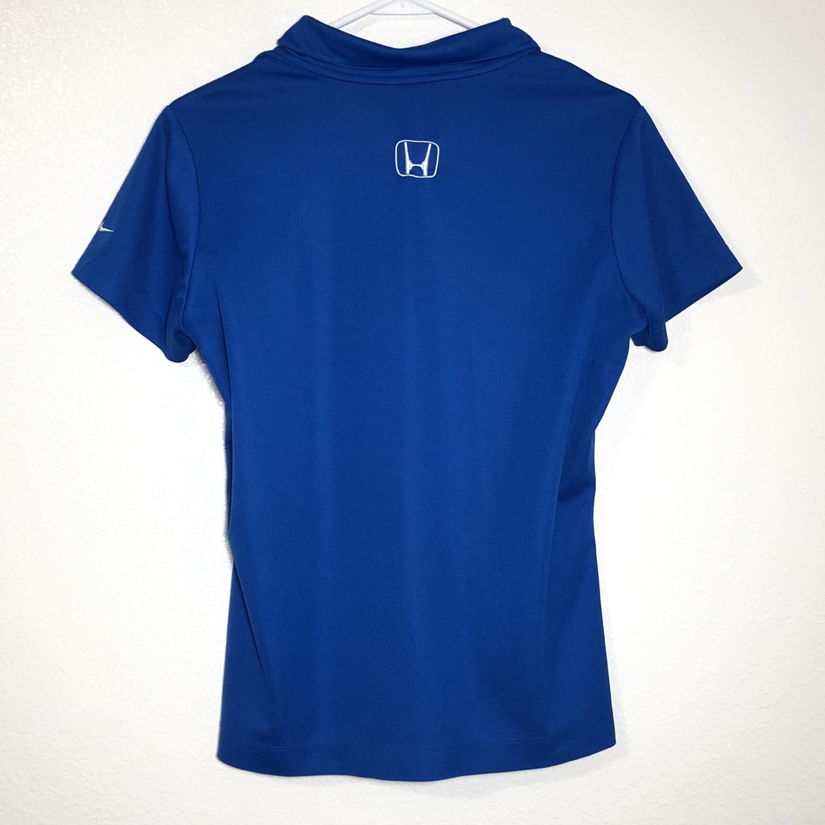 Nike Golf Womens Blue Medium Embroidered Honda Fiesta Polo