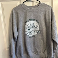 Grandma Core Style Women's sweatshirt Grey Soft Size 12